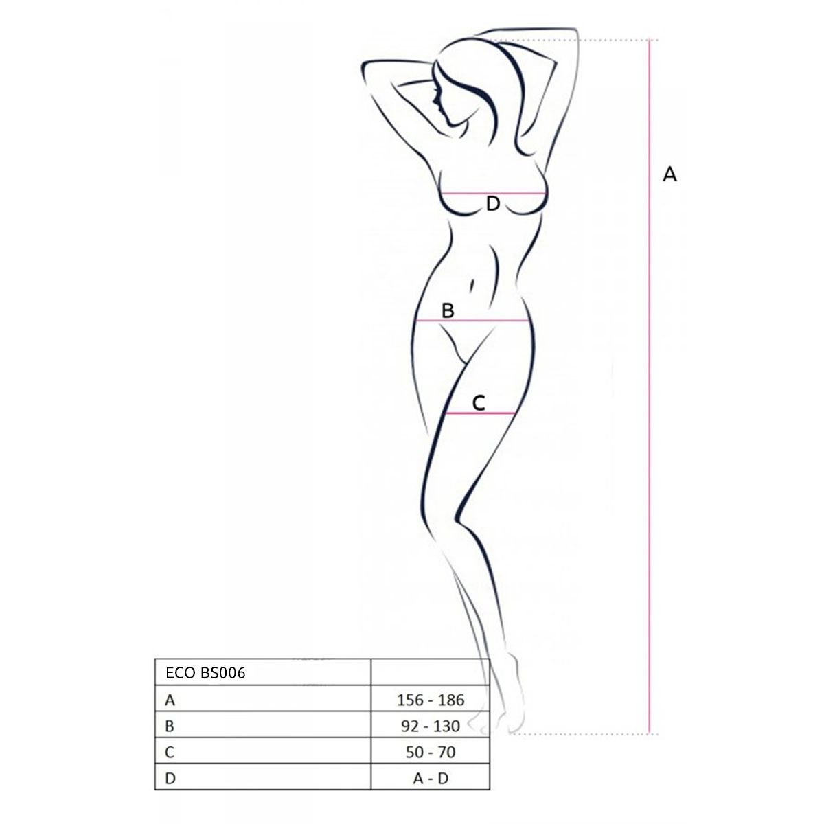 ECO Passion - BS006 Bodystocking - Schwarz