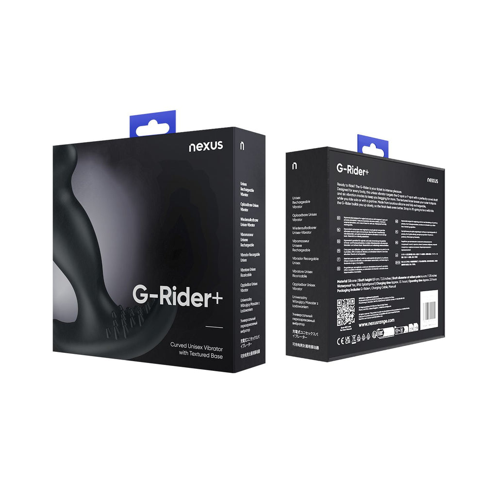 Nexus - G-Rider+ Unisex Vibrator - Prostata, G-Punkt und Klitoris Stimulation