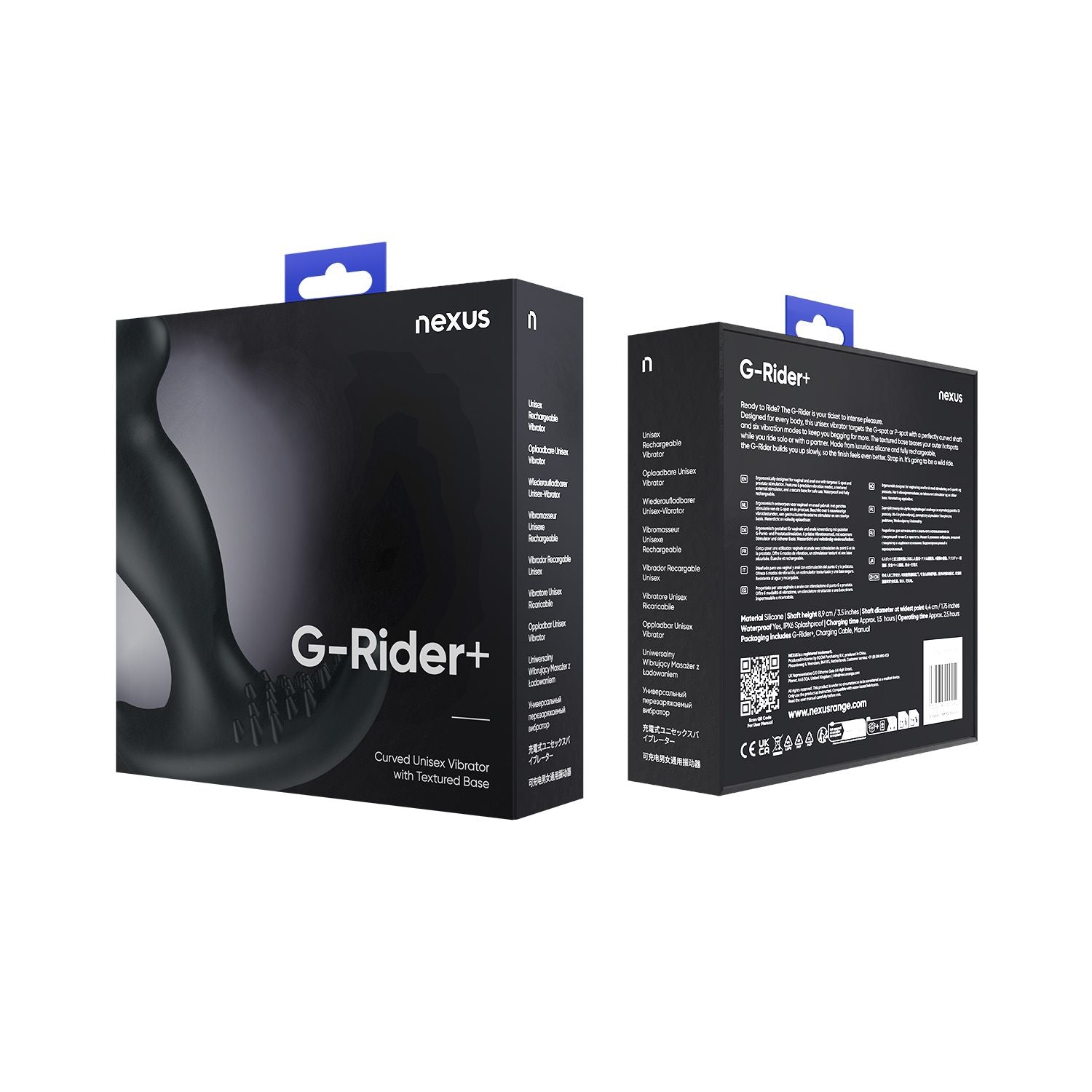 Nexus - G-Rider+ Unisex Vibrator - Prostata, G-Punkt und Klitoris Stimulation