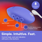We-Vibe - Temp Lay-On Vibrator mit Temperaturspiel - Lavender Blue