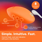 We-Vibe - Temp Lay-On Vibrator mit Temperaturspiel - Lavender Blue