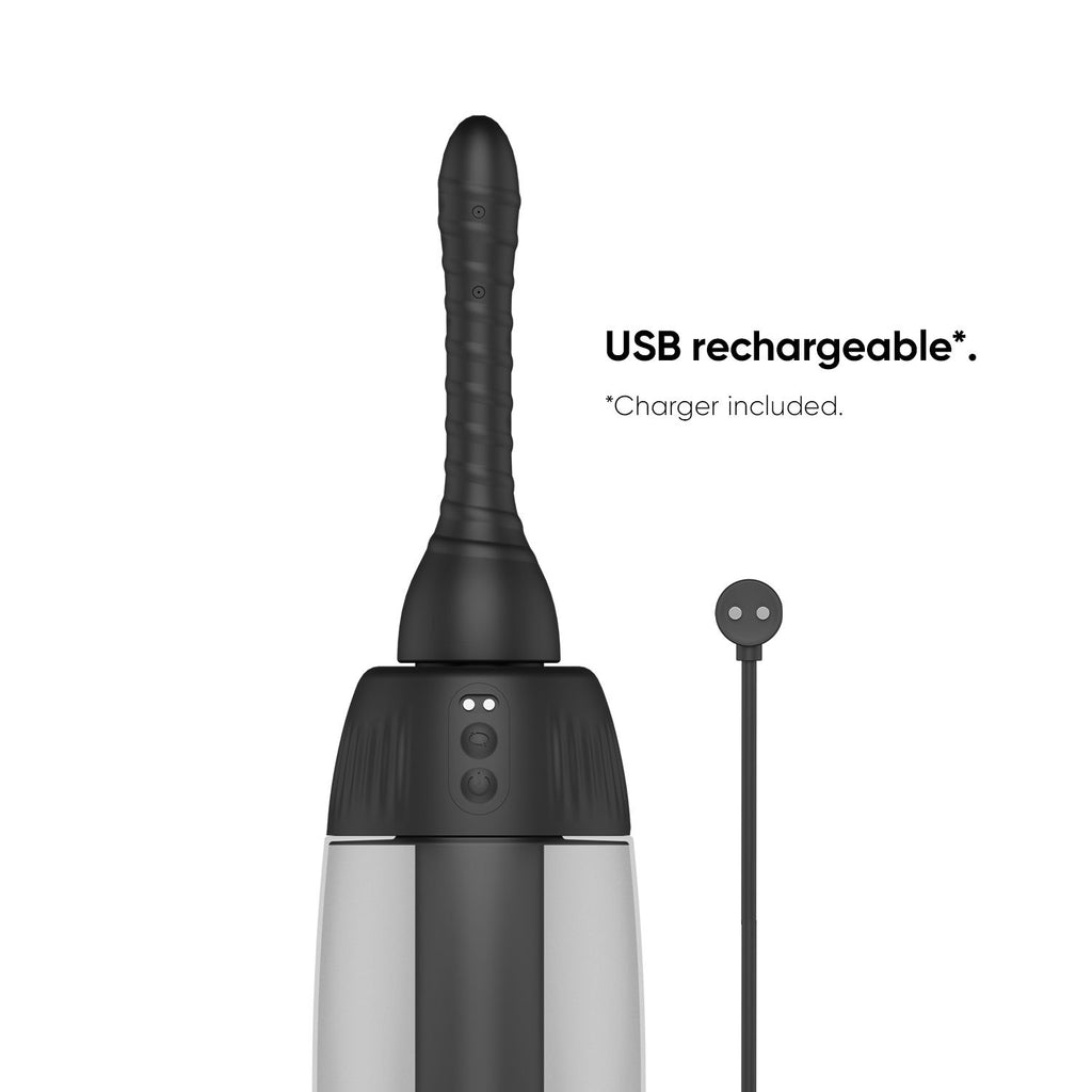 Nexus – Automatische 360° Rotierende Analdusche – Schwarz