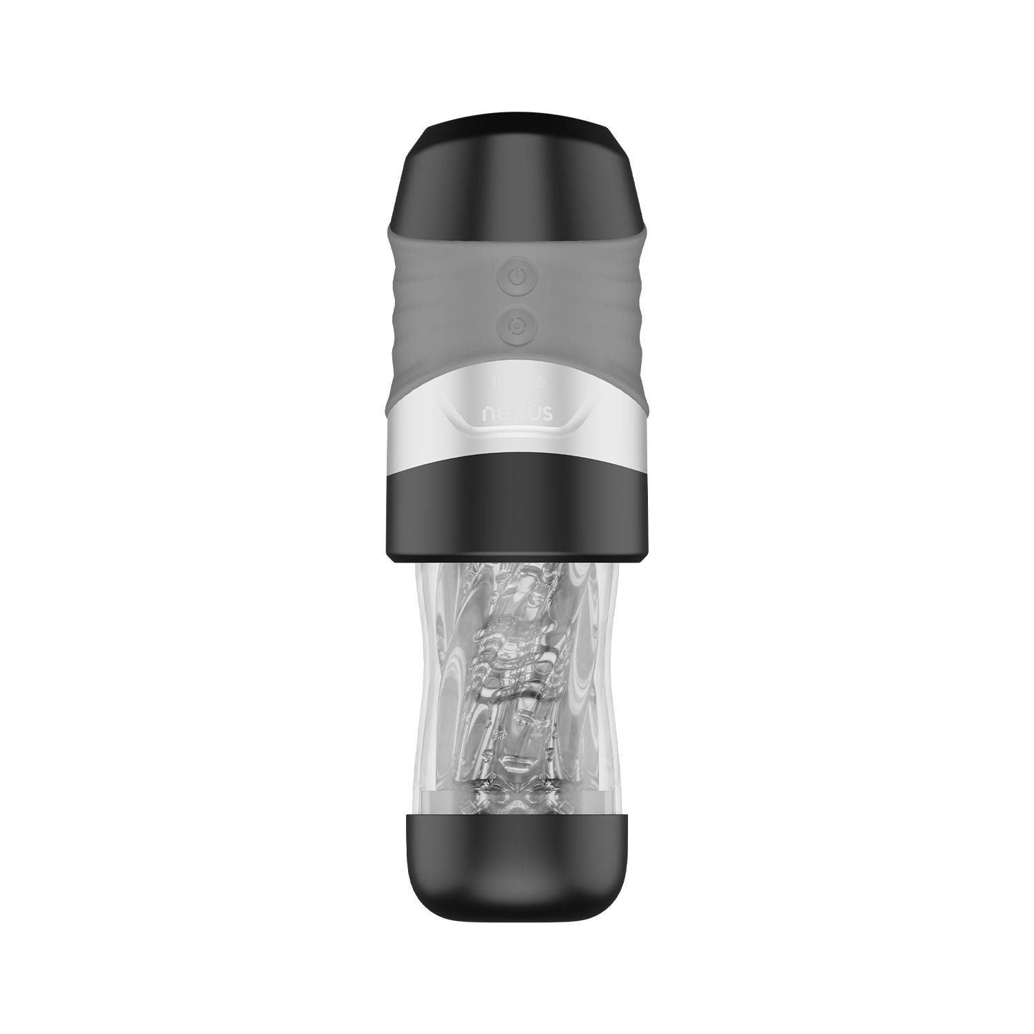 Nexus – Alpha Surge Masturbator mit Rotation & Saugfunktion – Schwarz