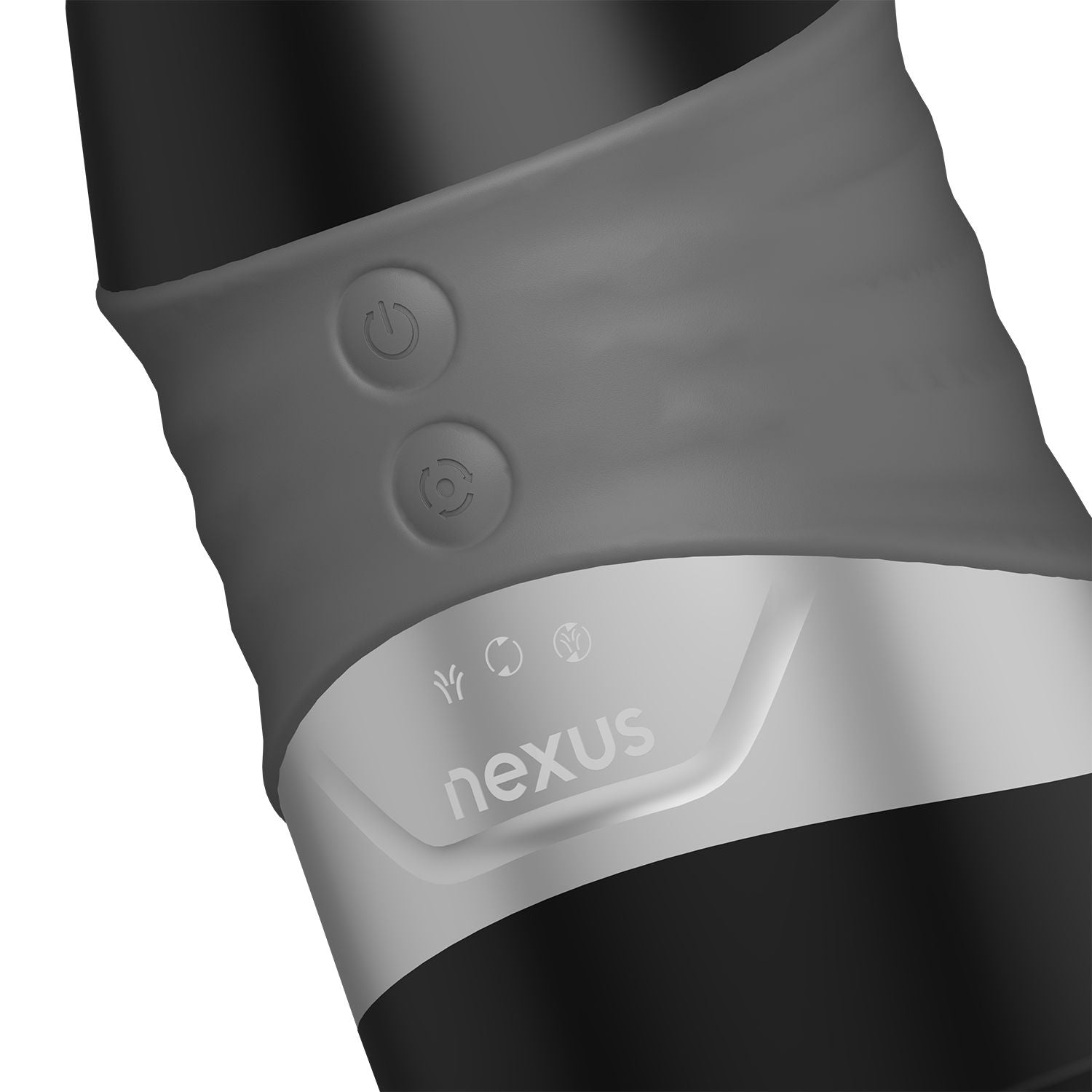 Nexus – Alpha Surge Masturbator mit Rotation & Saugfunktion – Schwarz