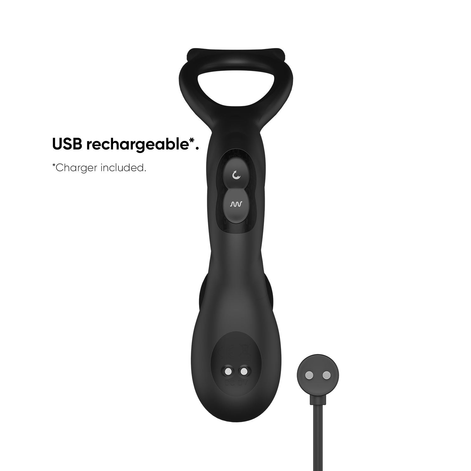 Nexus - Simul8 Wave Edition Prostata-Vibrator mit Cock- und Ballring - Silikon