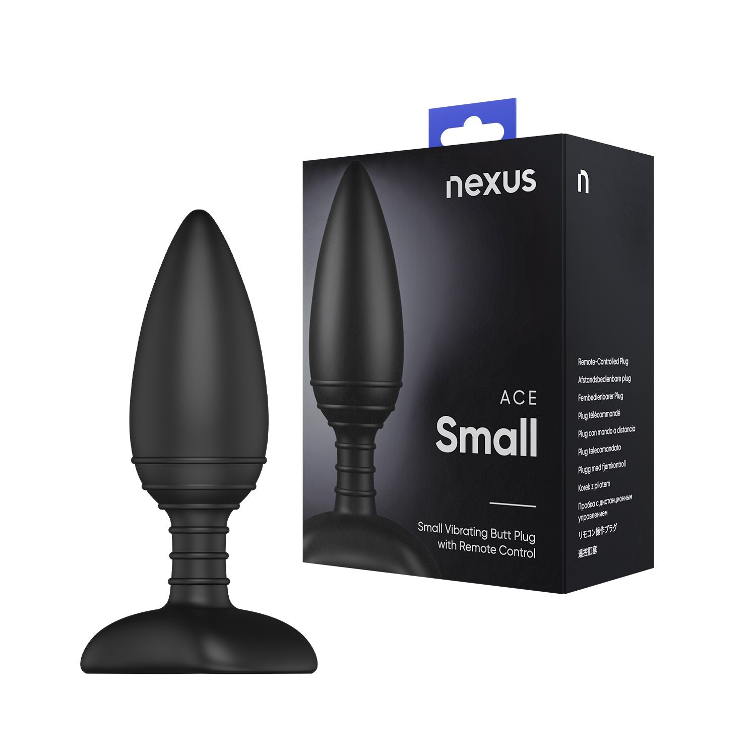 Nexus - Ace Vibrerende Buttplug - Small