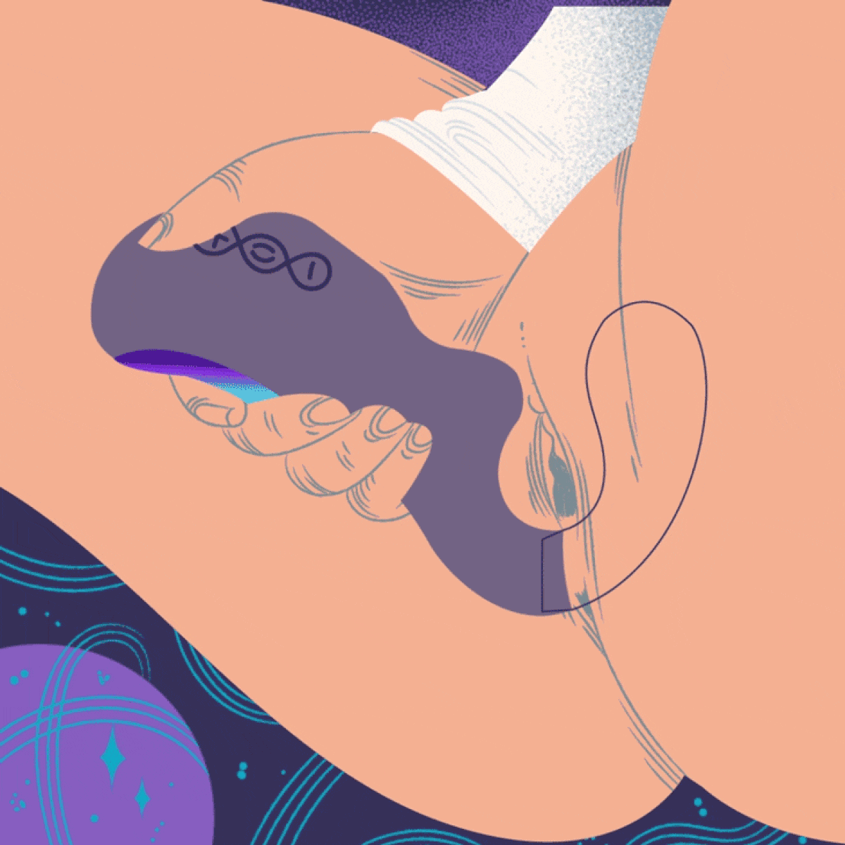 LELO - ENIGMA Wave Massager - Schwarz