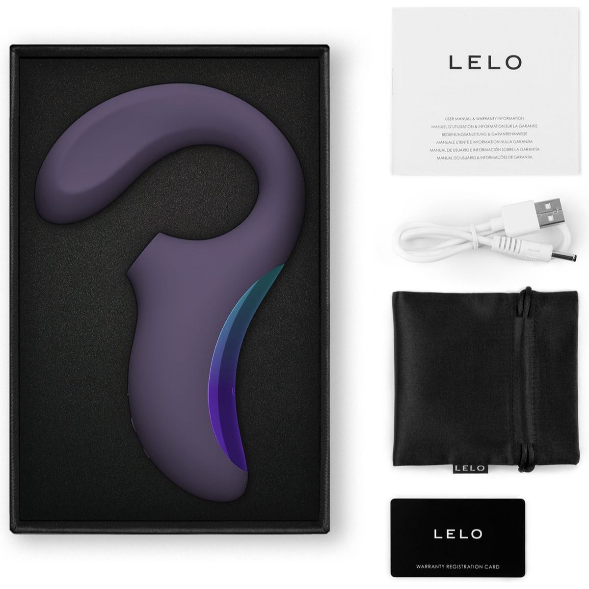 LELO - ENIGMA Wave Massager - Schwarz