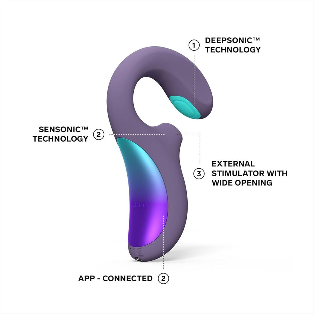 LELO - ENIGMA Double Sonic A-Spot Vibrator - Schwarz