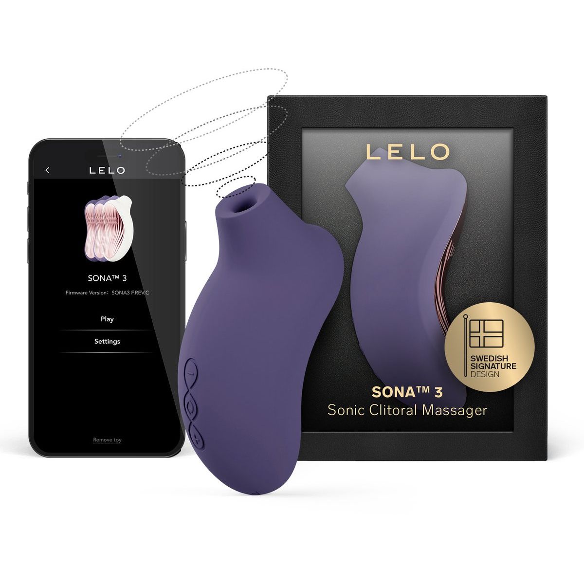 LELO - SONA 3 Klitoris-Stimulator - Violet Dusk