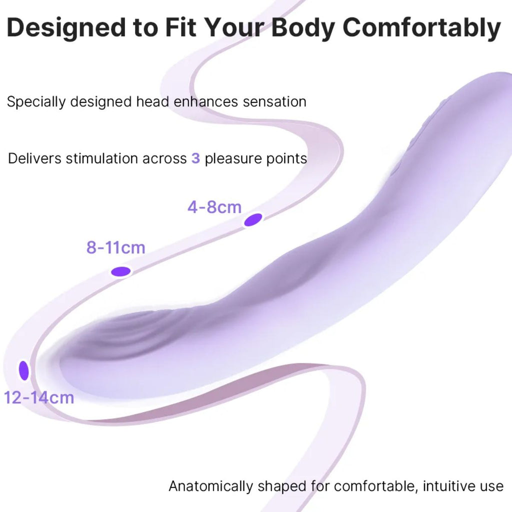 Svakom - Selena Beheizbarer Vibrator - Lavender