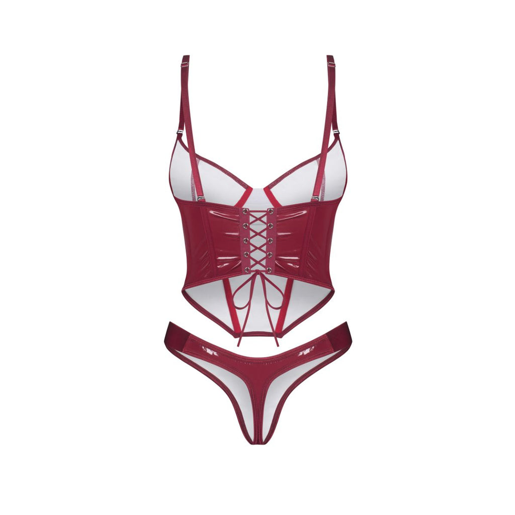 Obsessive - Redya Korsett und String - Rot