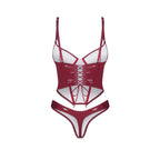 Obsessive - Redya Korsett und String - Rot