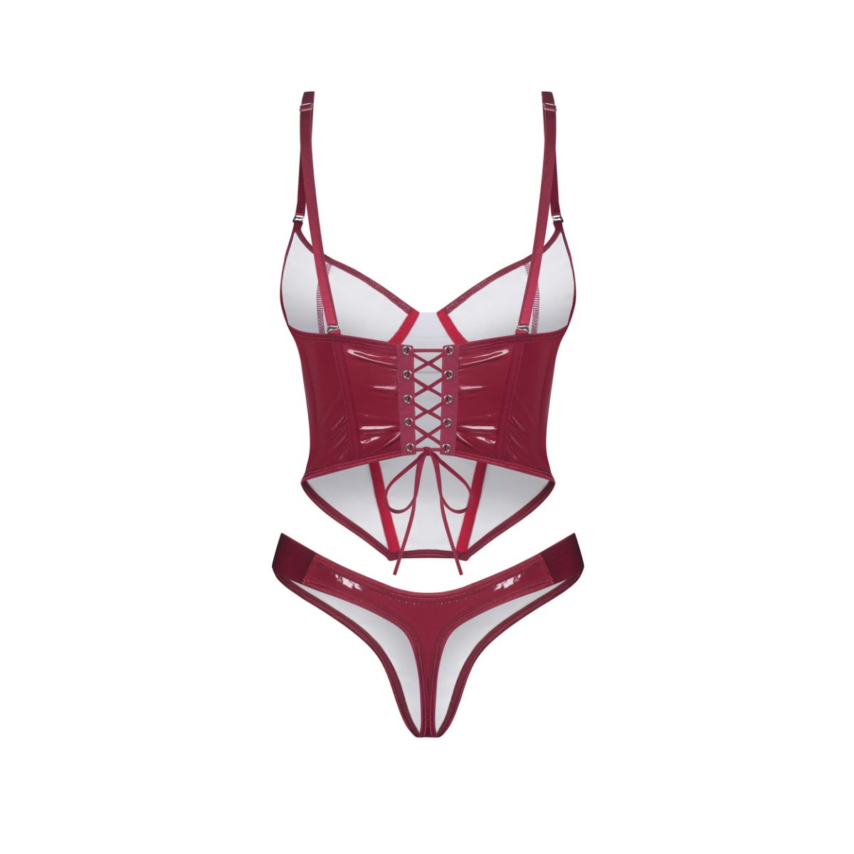 Obsessive - Redya Korsett und String - Rot