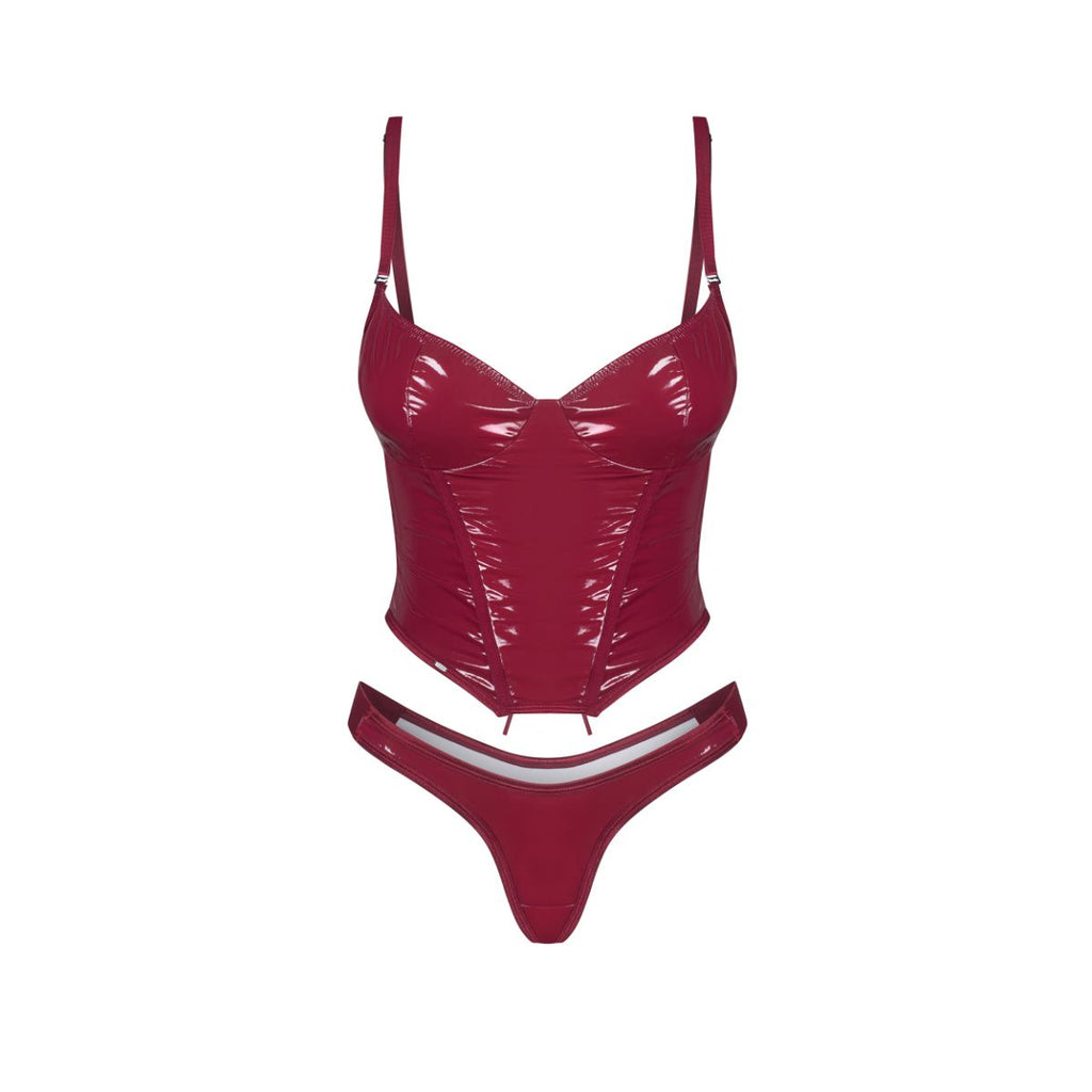 Obsessive - Redya Korsett und String - Rot