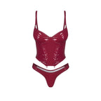 Obsessive - Redya Korsett und String - Rot