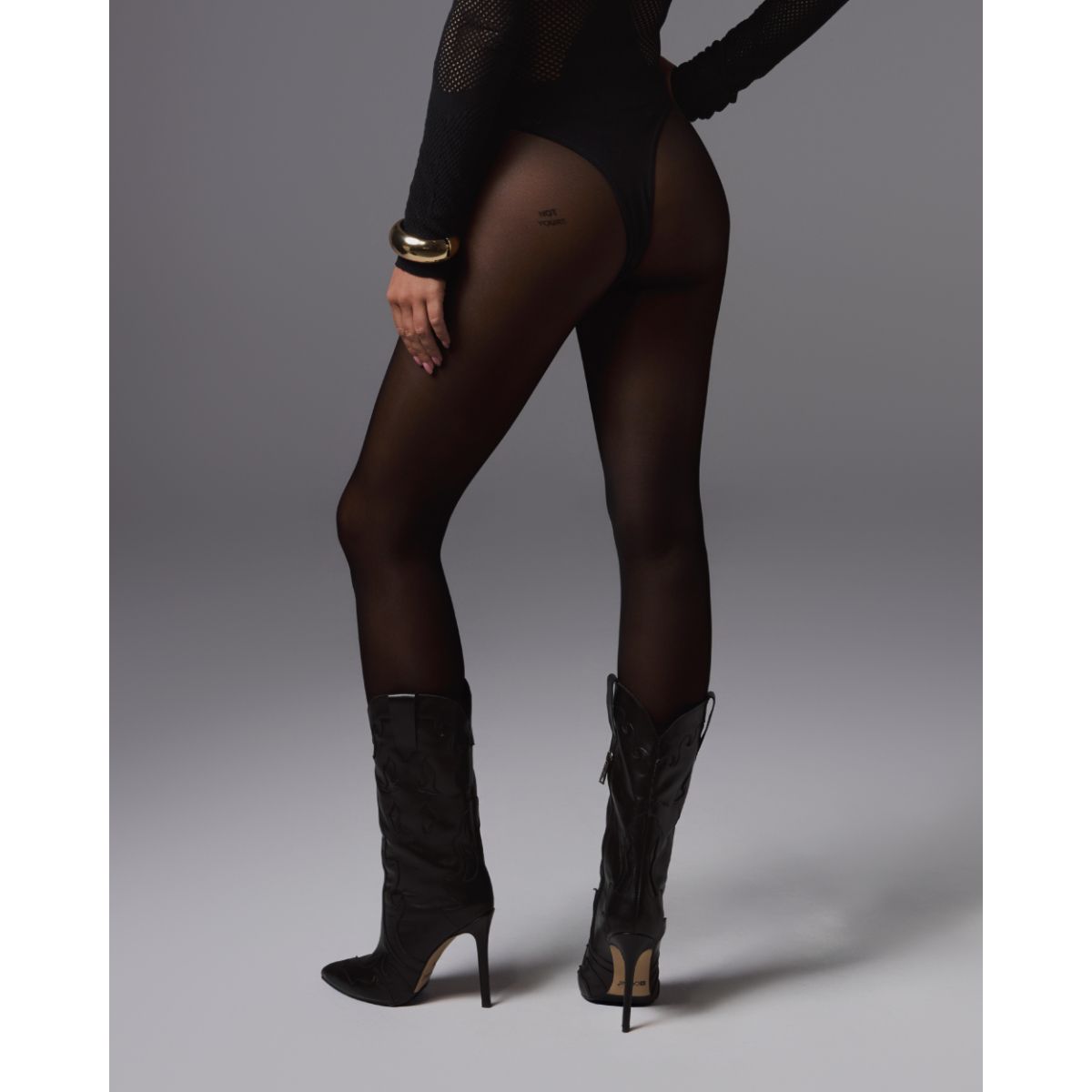 Obsessive - Patrise Yours Strumpfhose - Schwarz