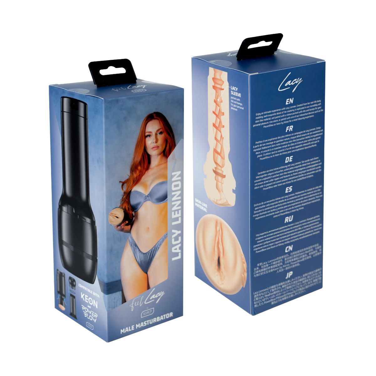 Kiiroo - Feel Lacy Lennon Stroker - Schwarz
