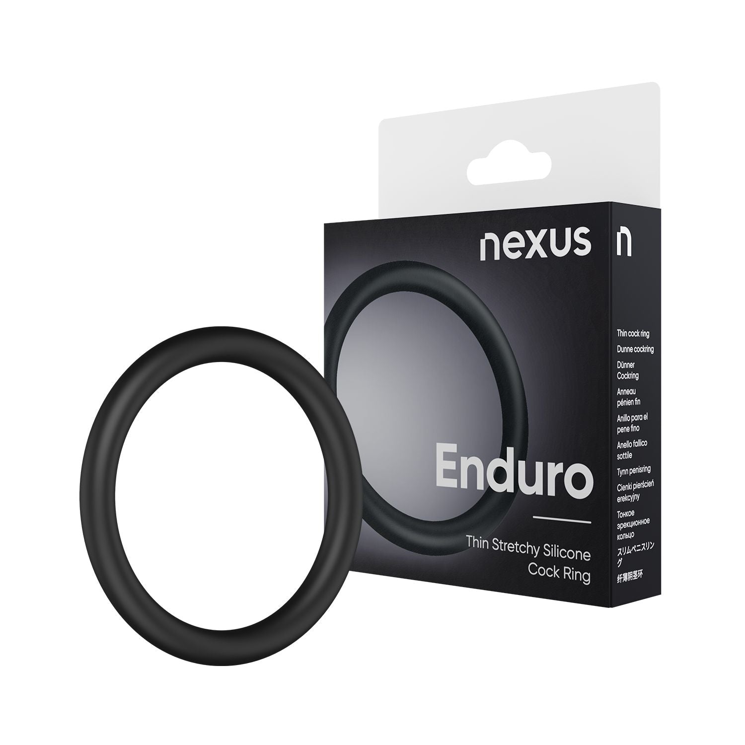Nexus - Enduro Silikon-Penisring - Schwarz