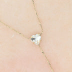 Otazu - Love Fußkettchen Crystal Heart - Transparent