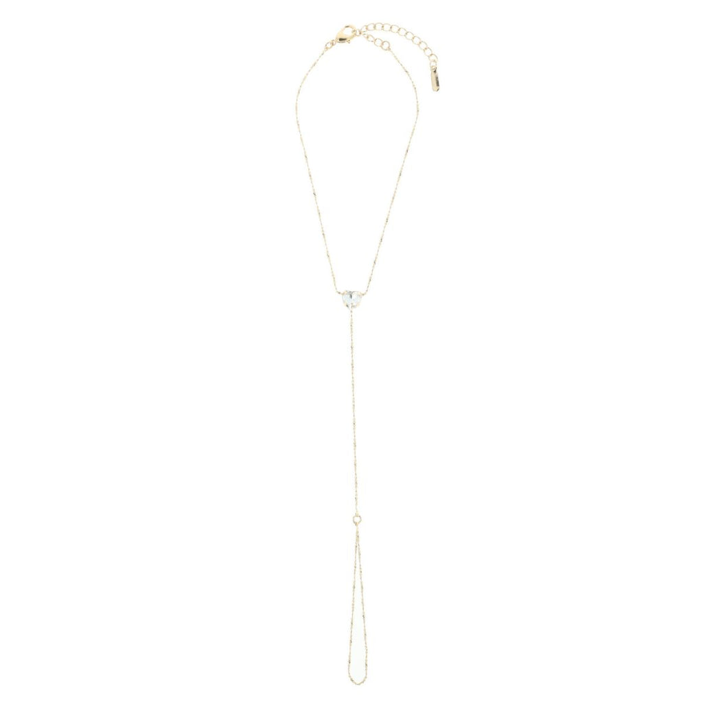 Otazu - Love Fußkettchen Crystal Heart - Transparent