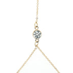 Otazu - Harmony Crystal Fusskette - Transparent