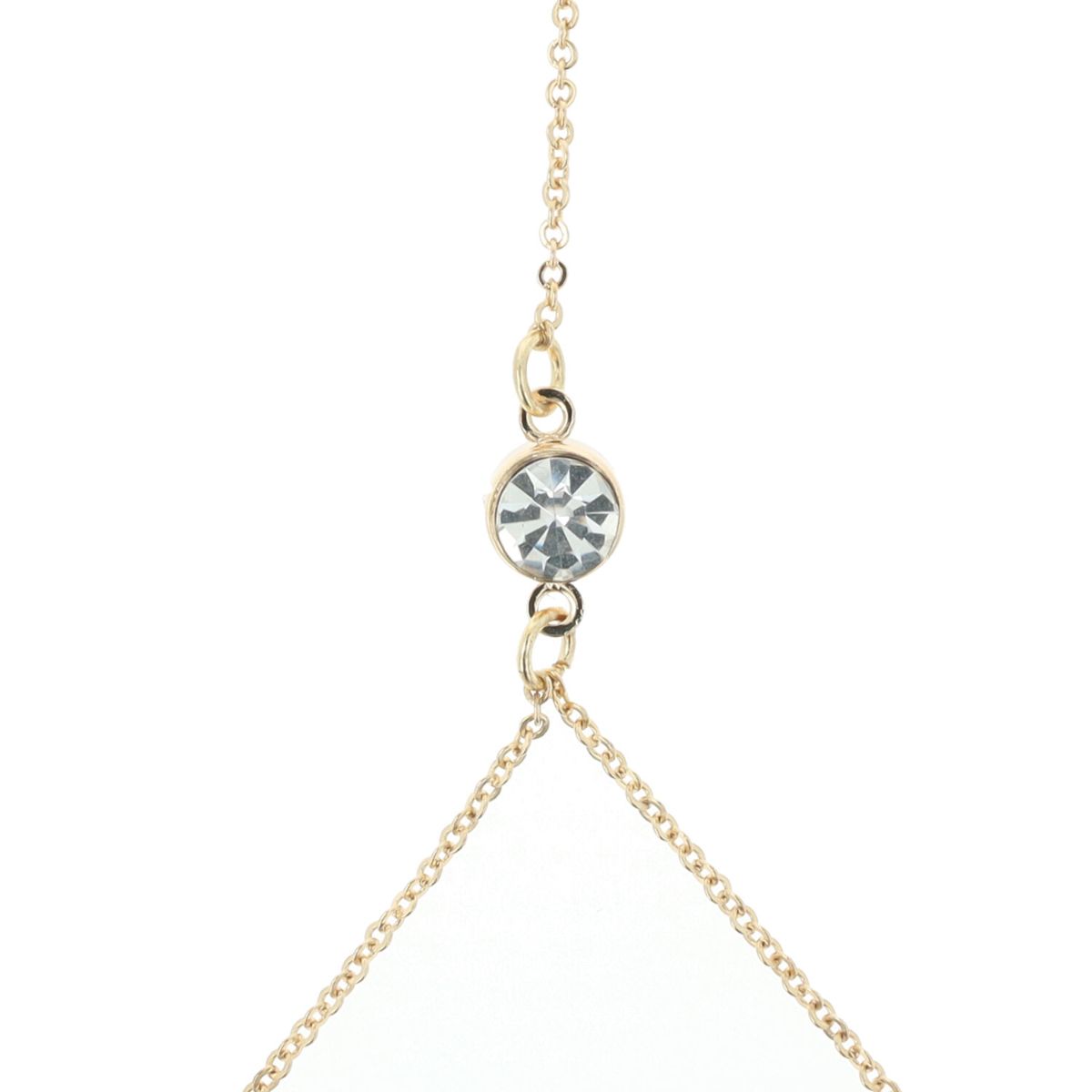 Otazu - Harmony Crystal Fusskette - Transparent