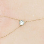 Otazu - Harmony Crystal Fusskette - Transparent