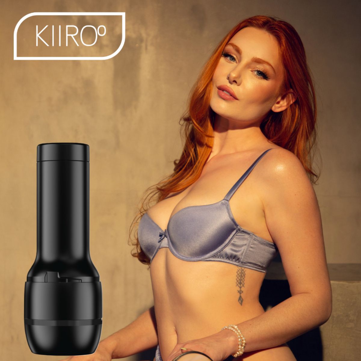 Kiiroo - Feel Lacy Lennon Stroker - Schwarz