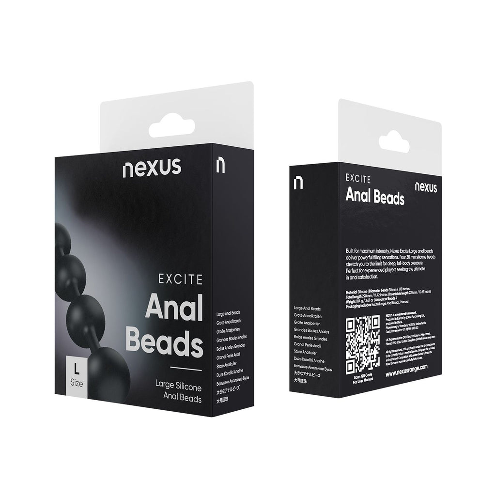 Nexus - Excite Silikon-Analperlen - Groß