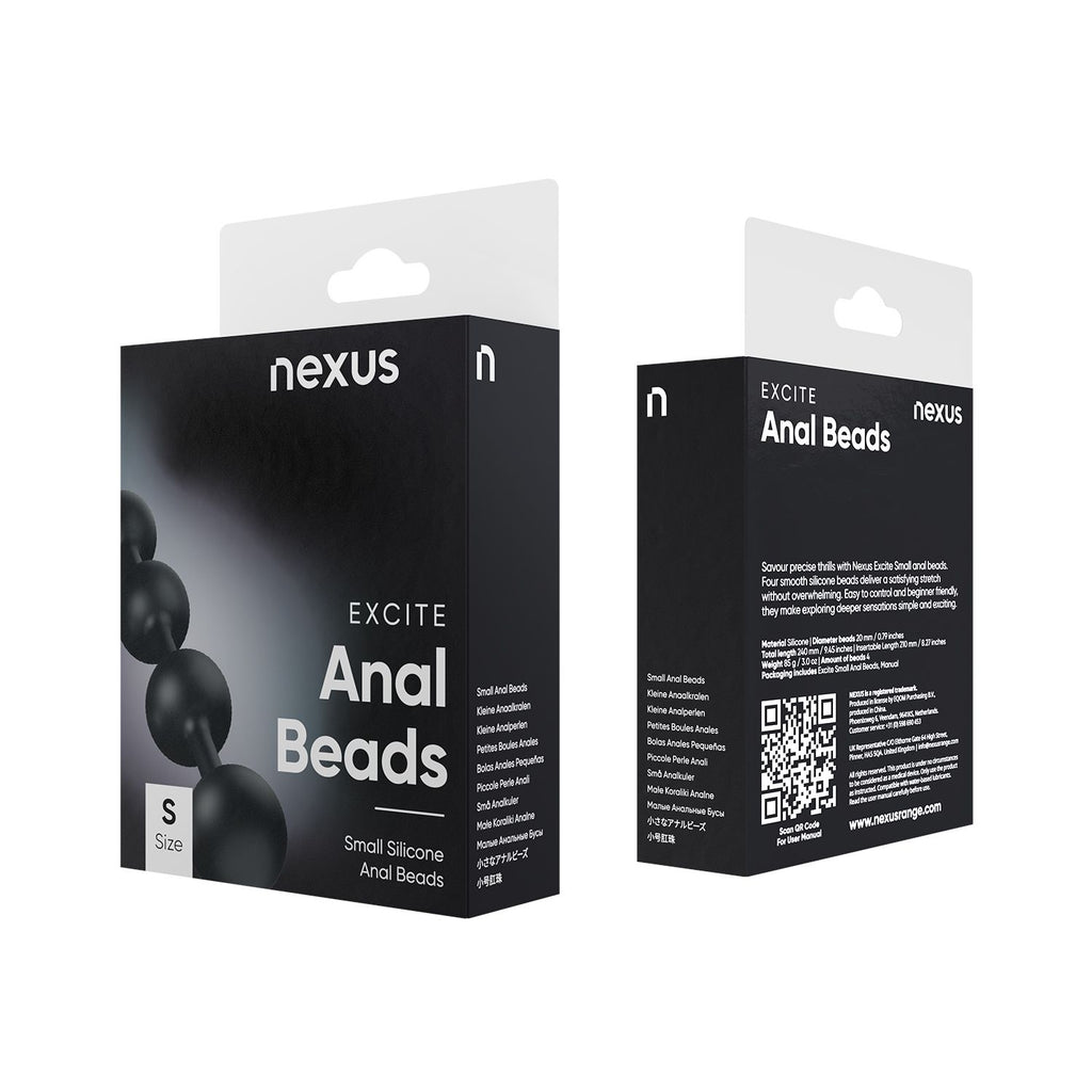 Nexus - Excite Silikon-Analperlen - Klein
