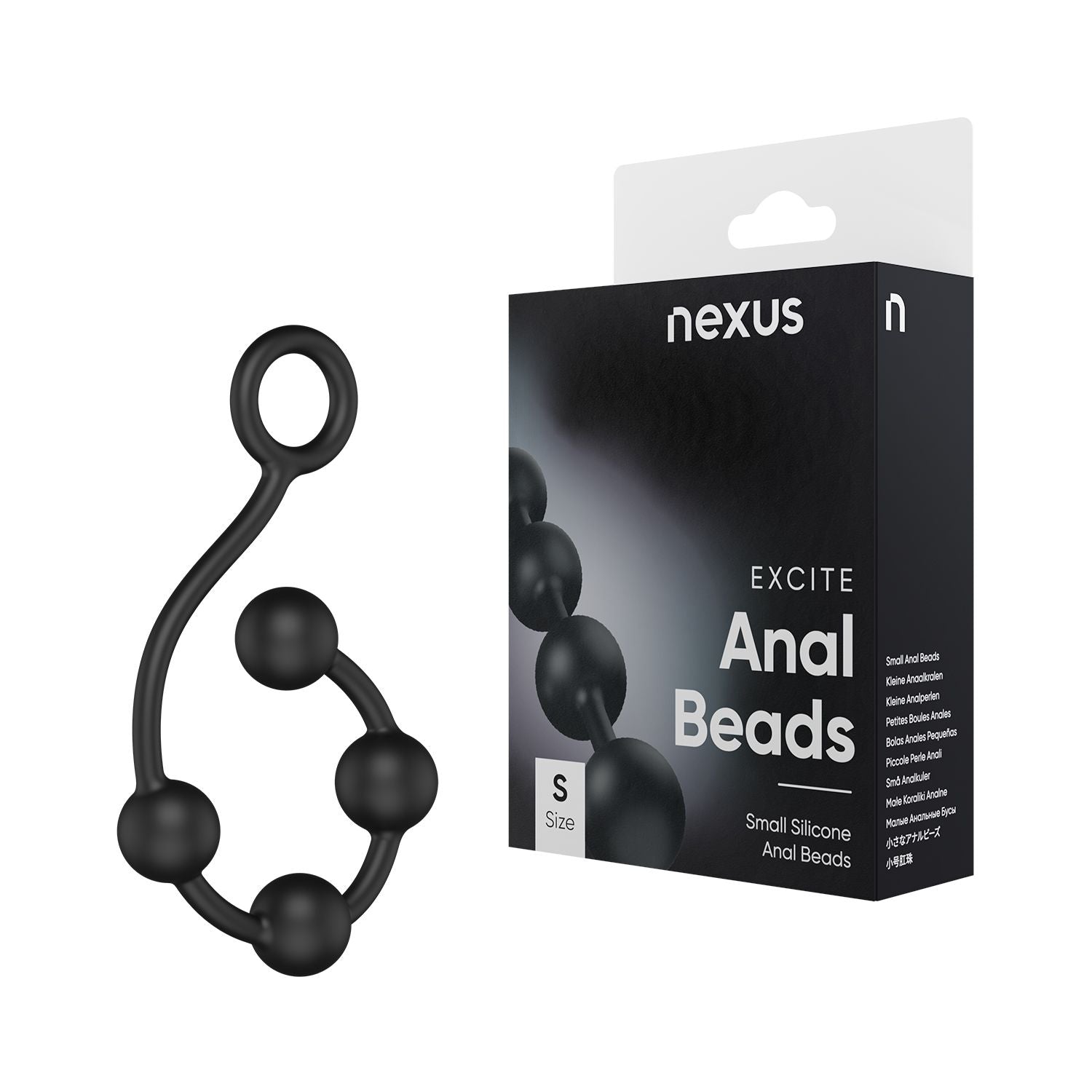 Nexus - Excite Silikon-Analperlen - Klein