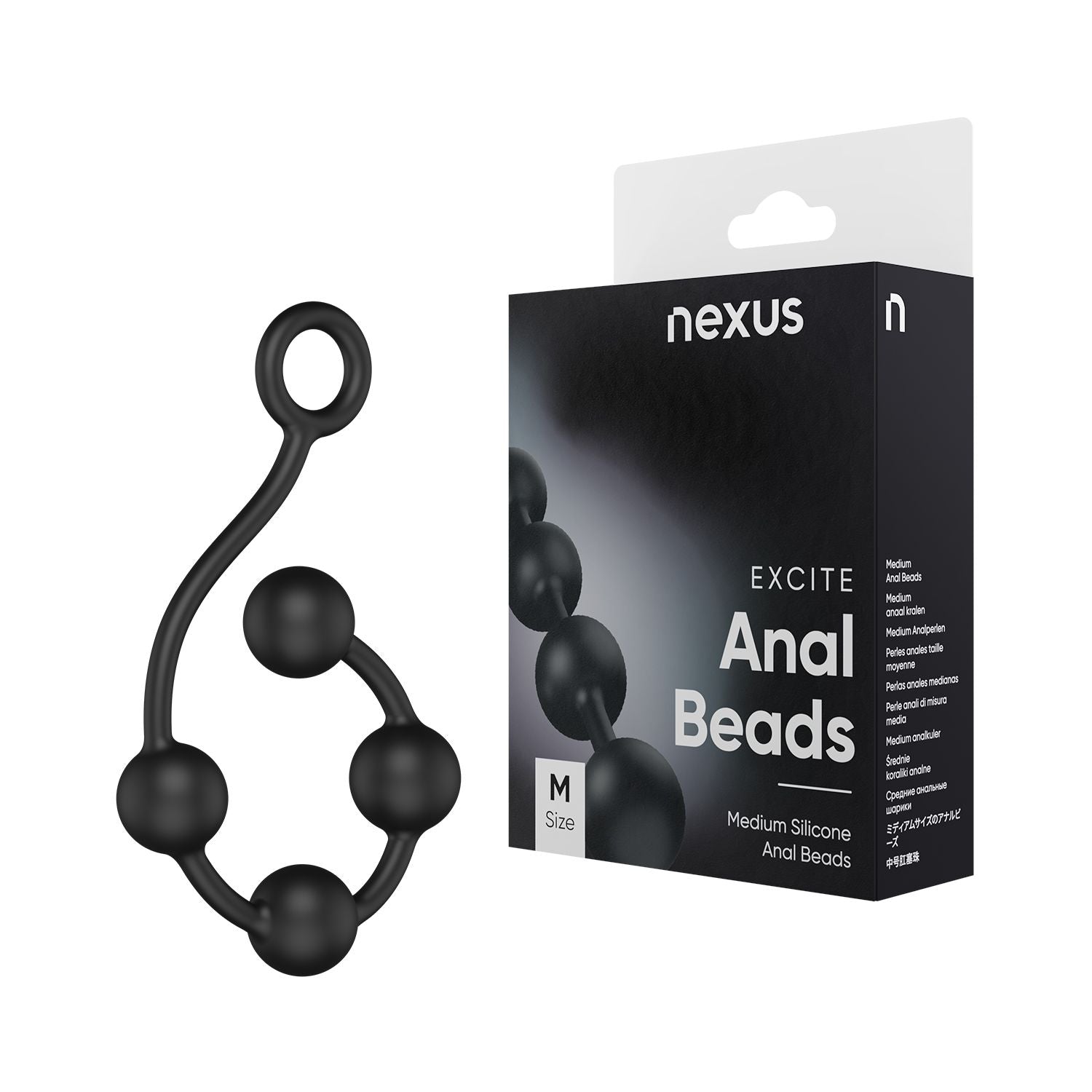 Nexus - Excite Silikon-Analperlen - Medium