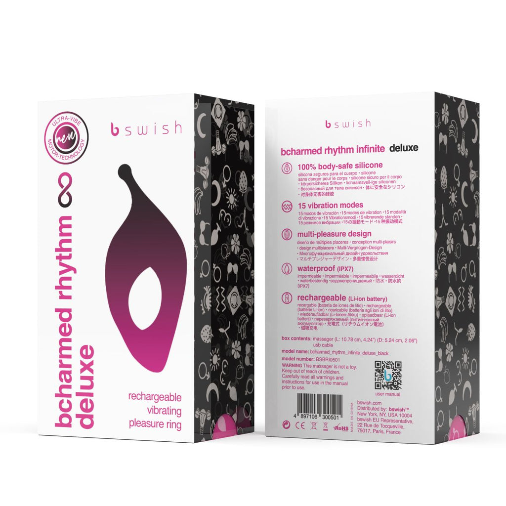 Bswish - Bcharmed Rhythm Infinite Deluxe Paarvibrator - Schwarz