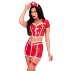 Leg Avenue - Red Alert Nurse Kostüm - Rot
