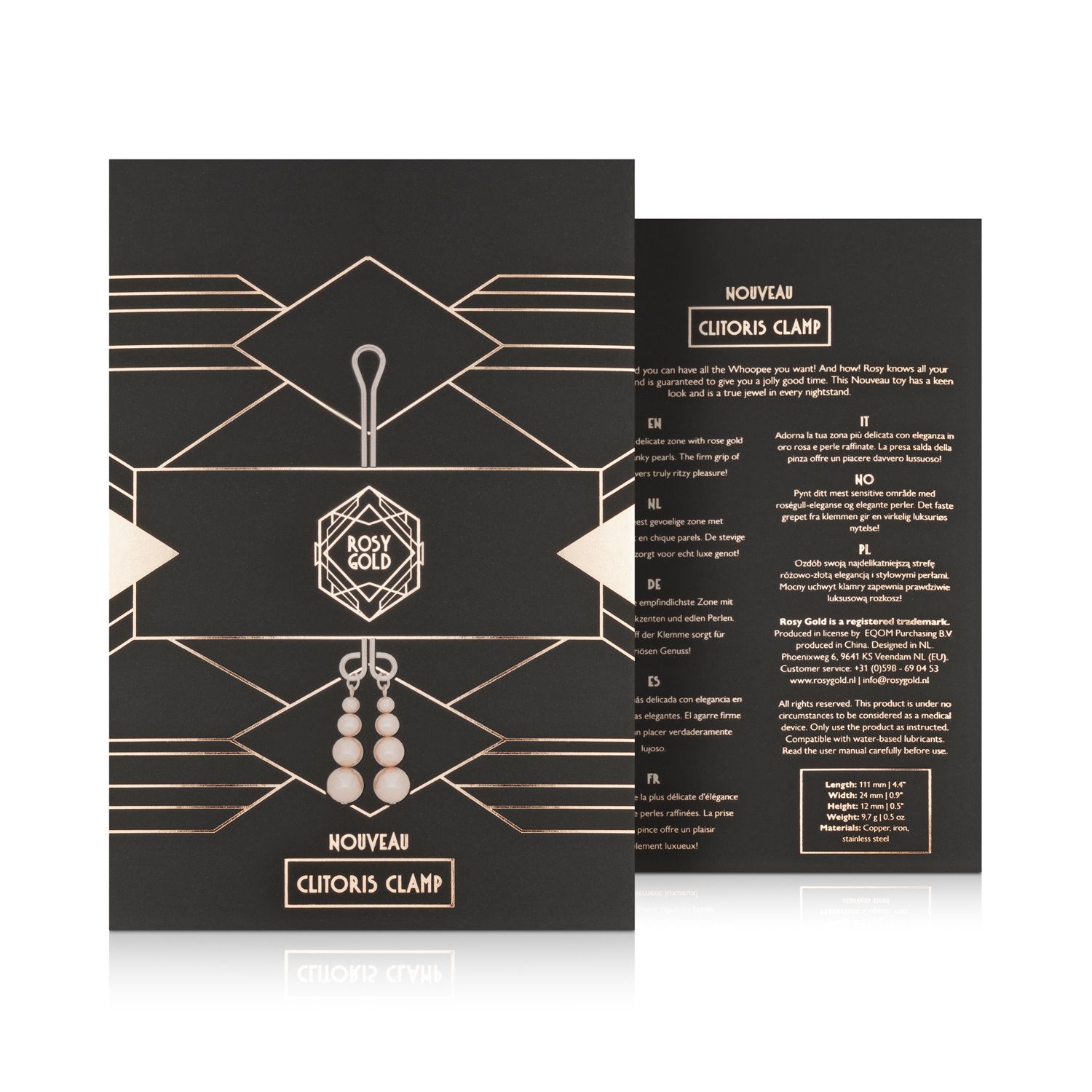 Rosy Gold - Klitorisklemme - Dezentes Gewicht