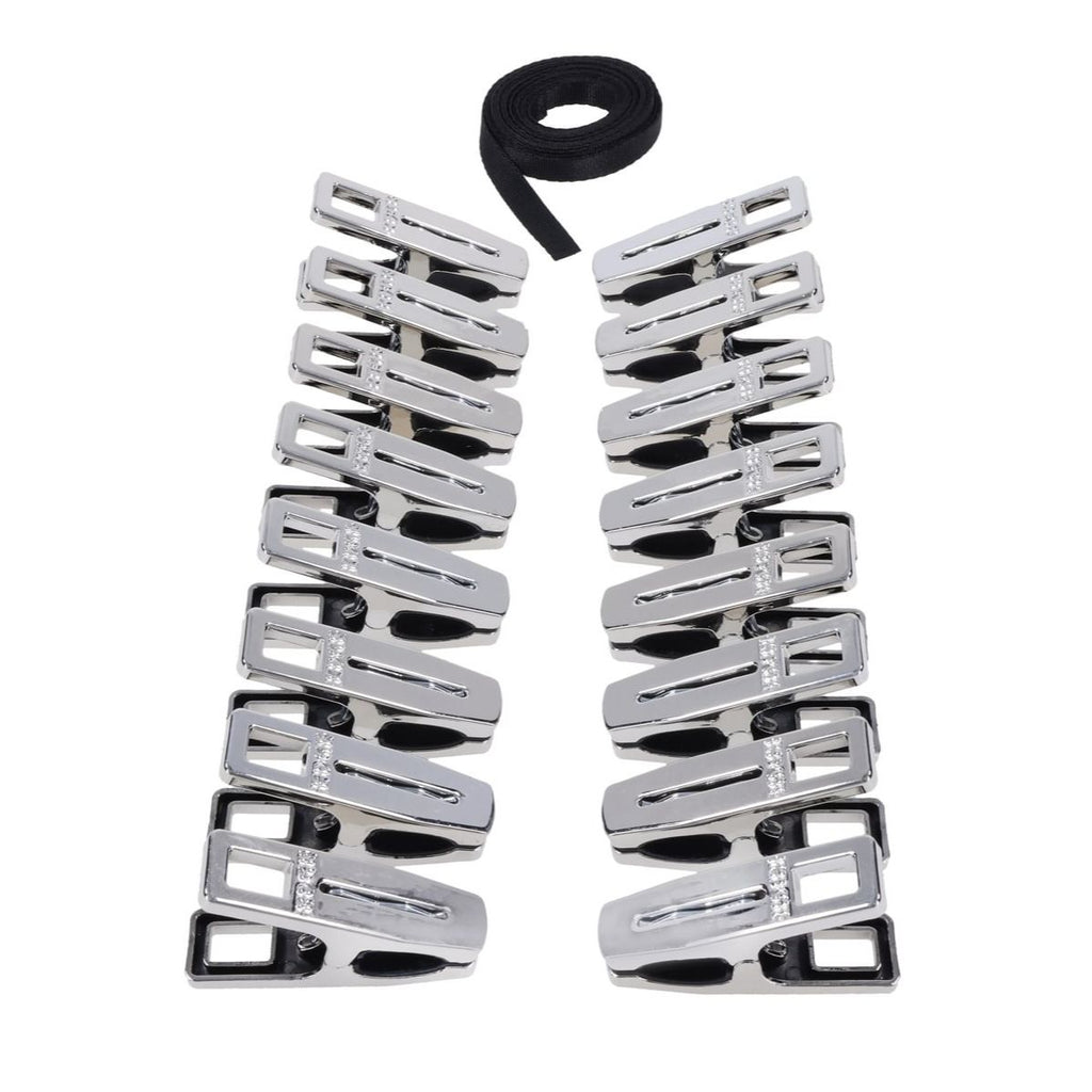 Sportsheets - Edge Body Zipper Clothes Pins - Silber