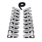 Sportsheets - Edge Body Zipper Clothes Pins - Silber