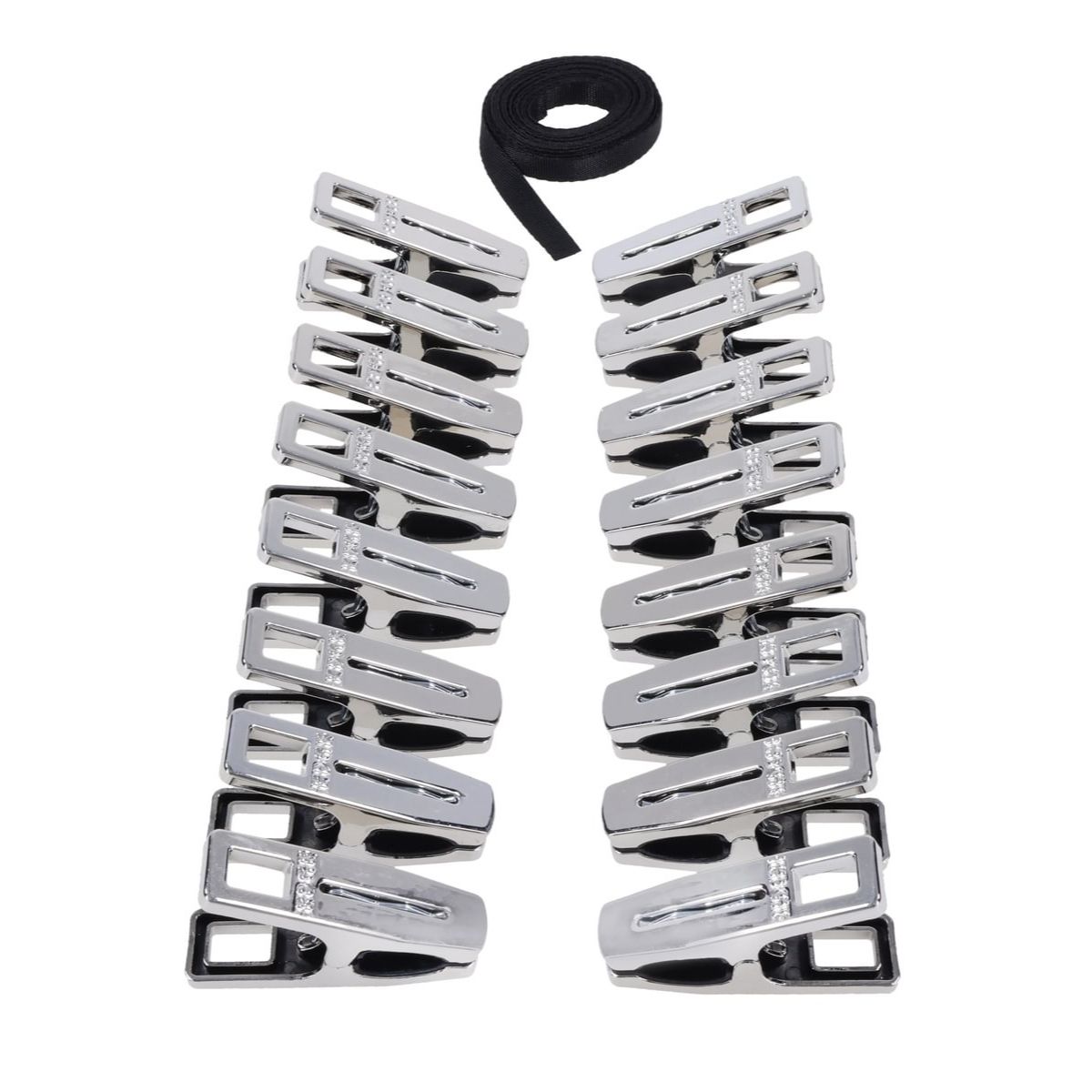 Sportsheets - Edge Body Zipper Clothes Pins - Silber