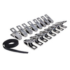 Sportsheets - Edge Body Zipper Clothes Pins - Silber