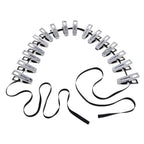 Sportsheets - Edge Body Zipper Clothes Pins - Silber