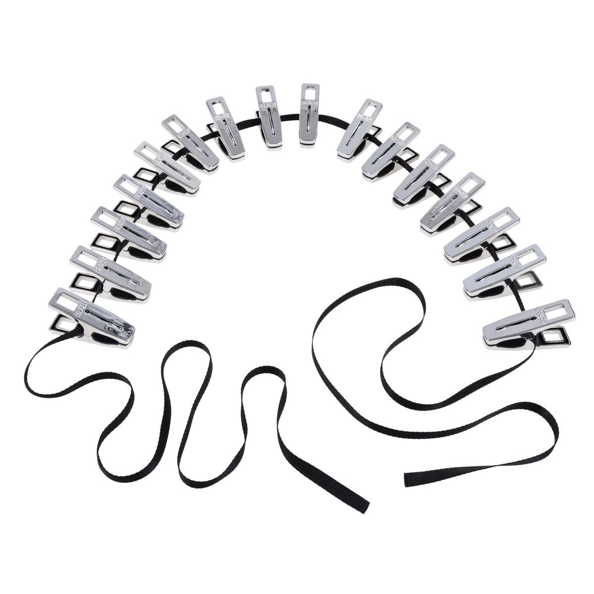 Sportsheets - Edge Body Zipper Clothes Pins - Silber