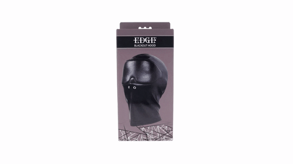 Sportsheets - Edge Black Out Hood - Schwarz