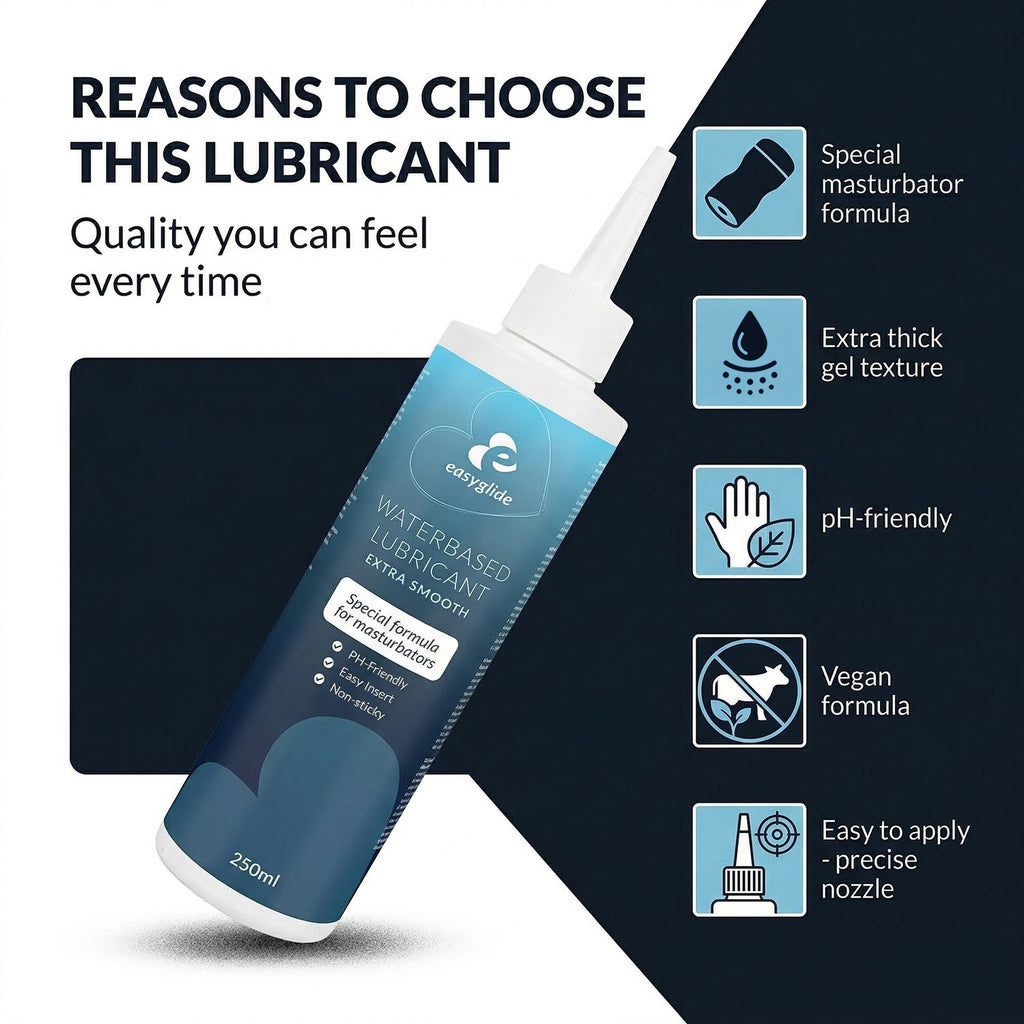 EasyGlide Masturbator Gleitgel Extra Smooth - 250 ml
