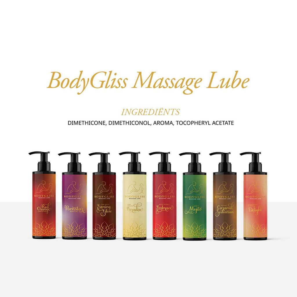 BodyGliss - Massageöl und Gleitmittel in 1 Blutorange - 150 ml