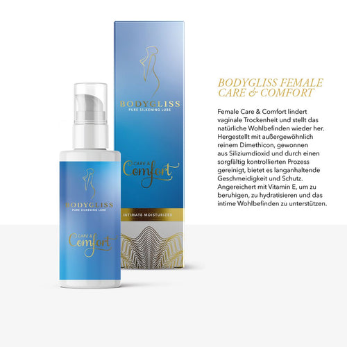 BodyGliss Female Care Collection Care & Comfort Silikon Gleitgel, 100 ml