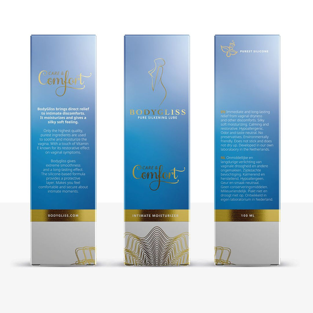 BodyGliss Female Care Collection Care & Comfort Silikon Gleitgel, 100 ml