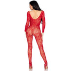 Leg Avenue - Spitzen Bodystocking - Schwarz