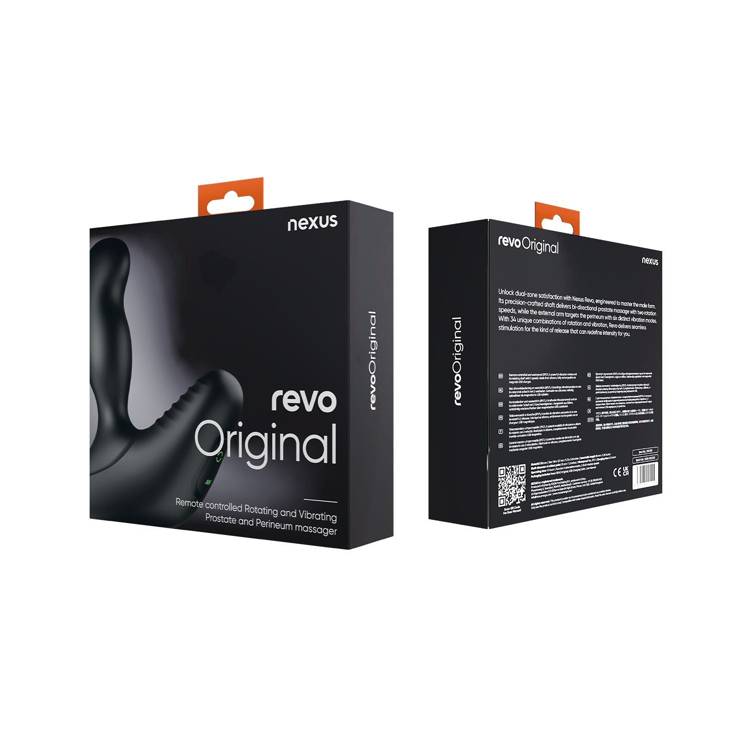 Nexus - Revo Rotierender Prostata-Vibrator - Schwarz