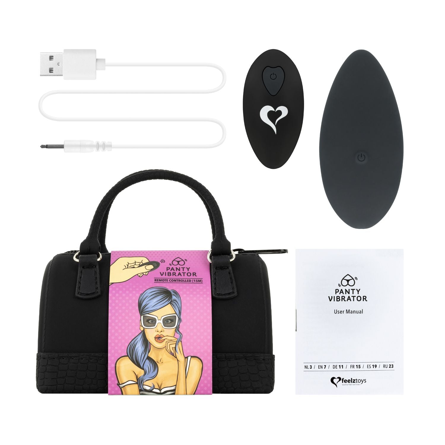 Feelztoys - Slip-Vibrator mit Fernbedienung - Diskret Tragbar